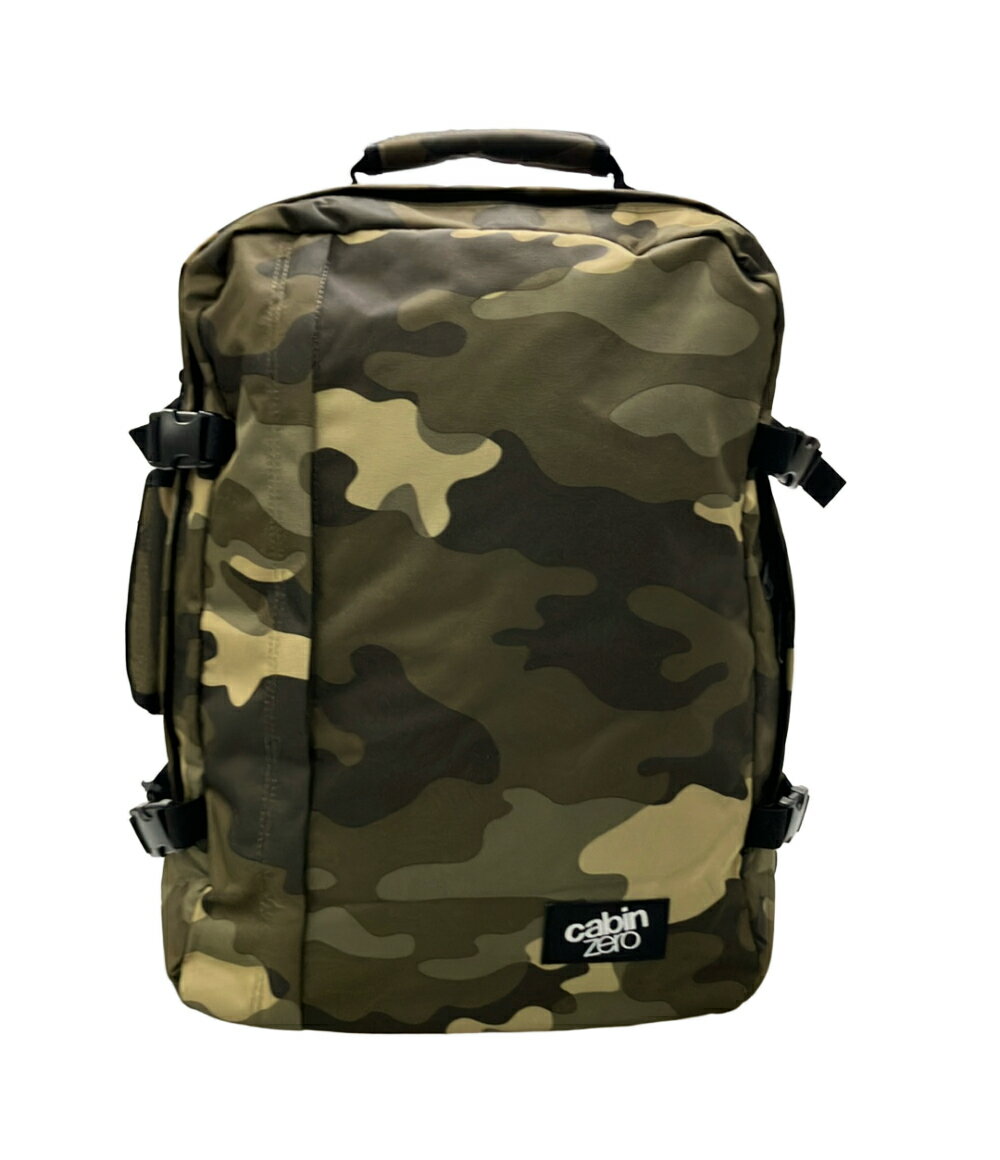 M - 【全品5%OFFクーポン14日23:59迄】【中古】 美品 キャビンゼロ リュック デイパック カモフラ柄 迷彩柄 メンズ レディース CABIN ZERO