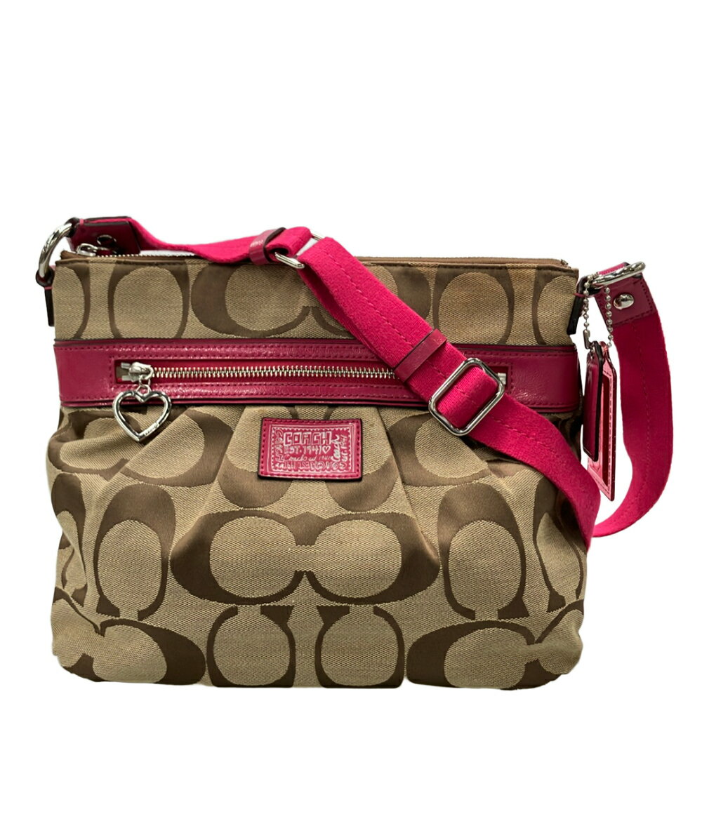 COACH - 【中古】 コーチ ショルダーバッグ 斜め掛け シグネチャー F22945 レディース COACH