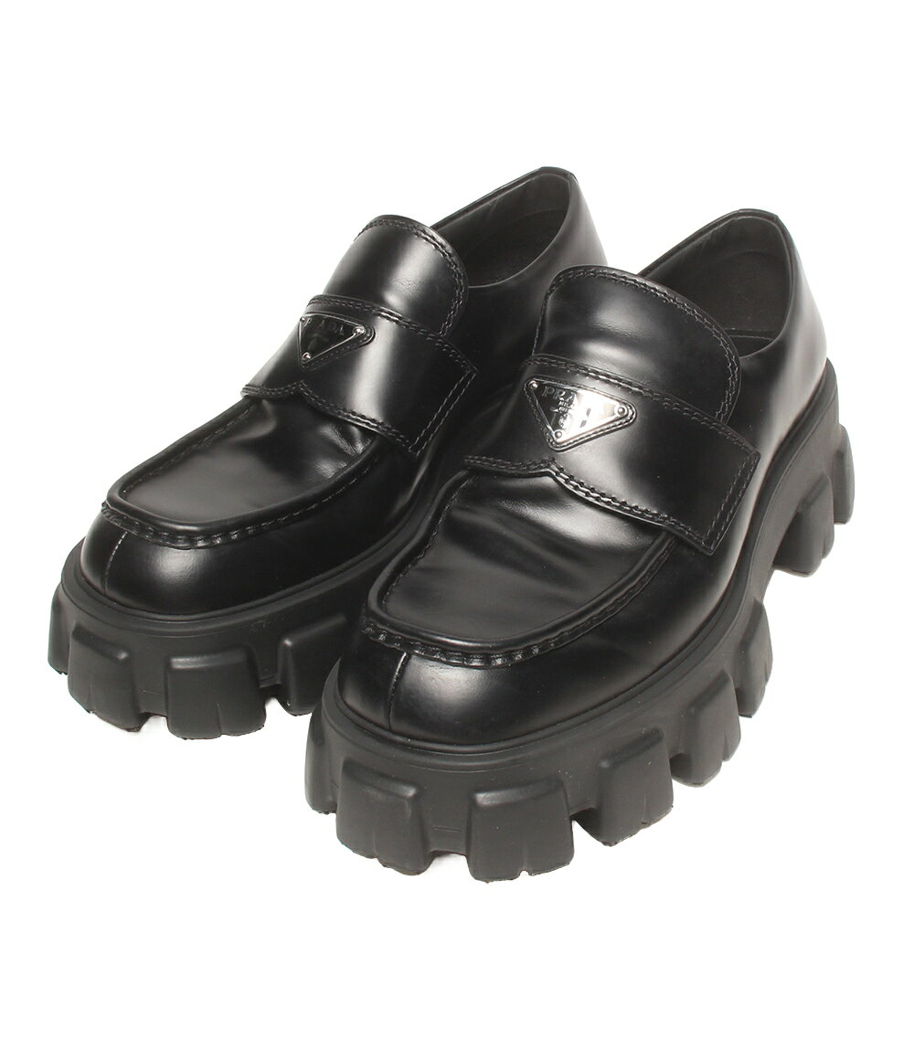 【美品】PRADA プラダ モノリス スタッズローファー 厚底 ブラック 楽天市場】monolith（靴）の通販
