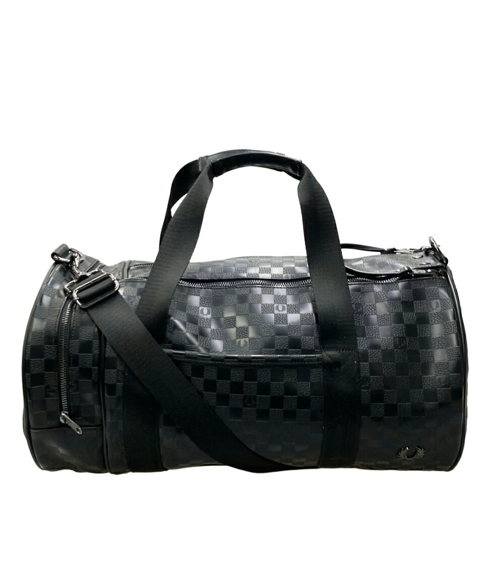 【中古】 フレッドペリー ボストンバッグ ショルダーバッグ 2WAY 斜め掛け レディース FRED PERRY
