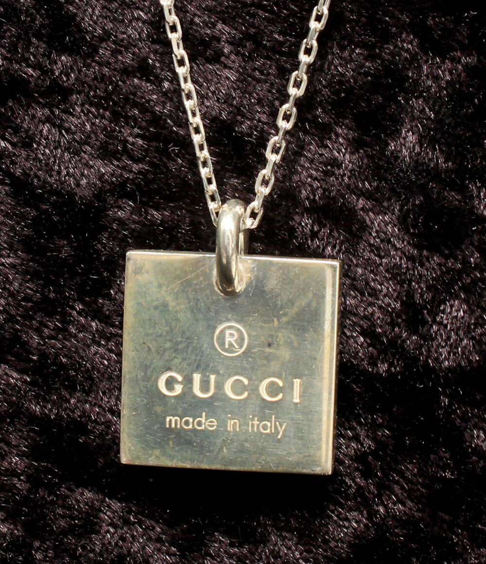 楽天市場】gucci スクエア プレート ネックレスの通販