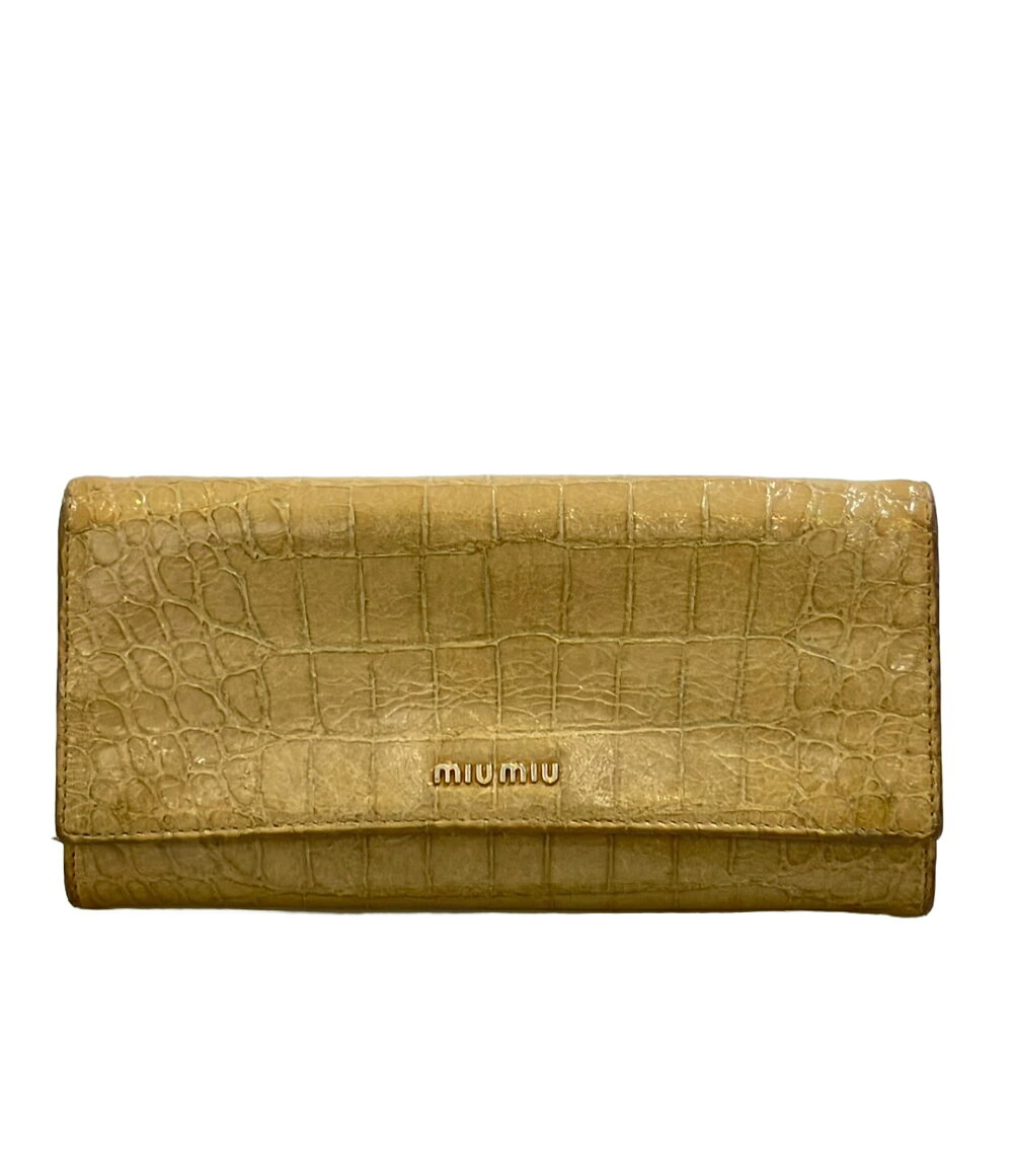 Rakuten - 【中古】 ミュウミュウ 長財布 レディース MIUMIU