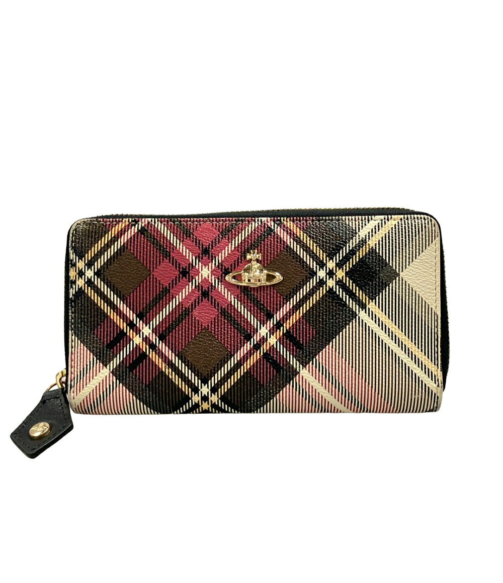 【全品5%OFFクーポン14日23:59迄】【中古】 ヴィヴィアンウエストウッド ラウンドファスナー長財布 レディース Vivienne Westwood