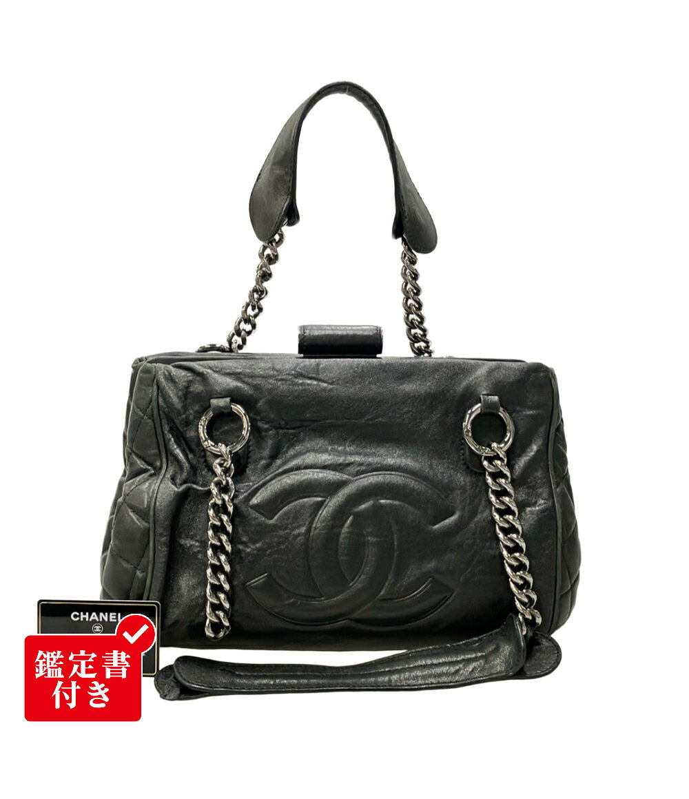 【中古】 訳あり シャネル トートバッグ チェーン がま口 ココマーク レディース CHANEL