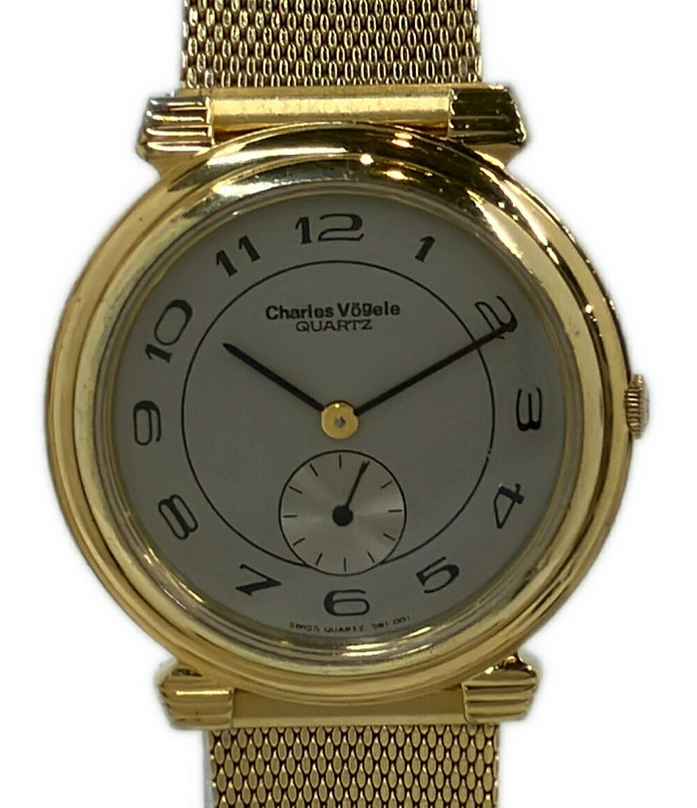 【中古】 シャルルホーゲル 腕時計 クオーツ CV-7103 メンズ レディース Charles Vogele