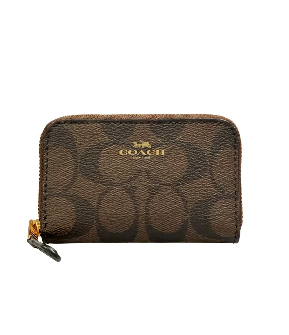 COACH - 【全品5%OFFクーポン14日23:59迄】【中古】 コーチ コインケース カードケース シグネチャー レディース COACH