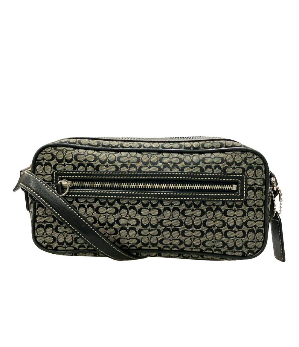 【美品】COACH コーチ シグネチャー ワンショルダーバッグ ブラック 楽天市場】コーチ ミニシグネチャー ワンショルダーの通販