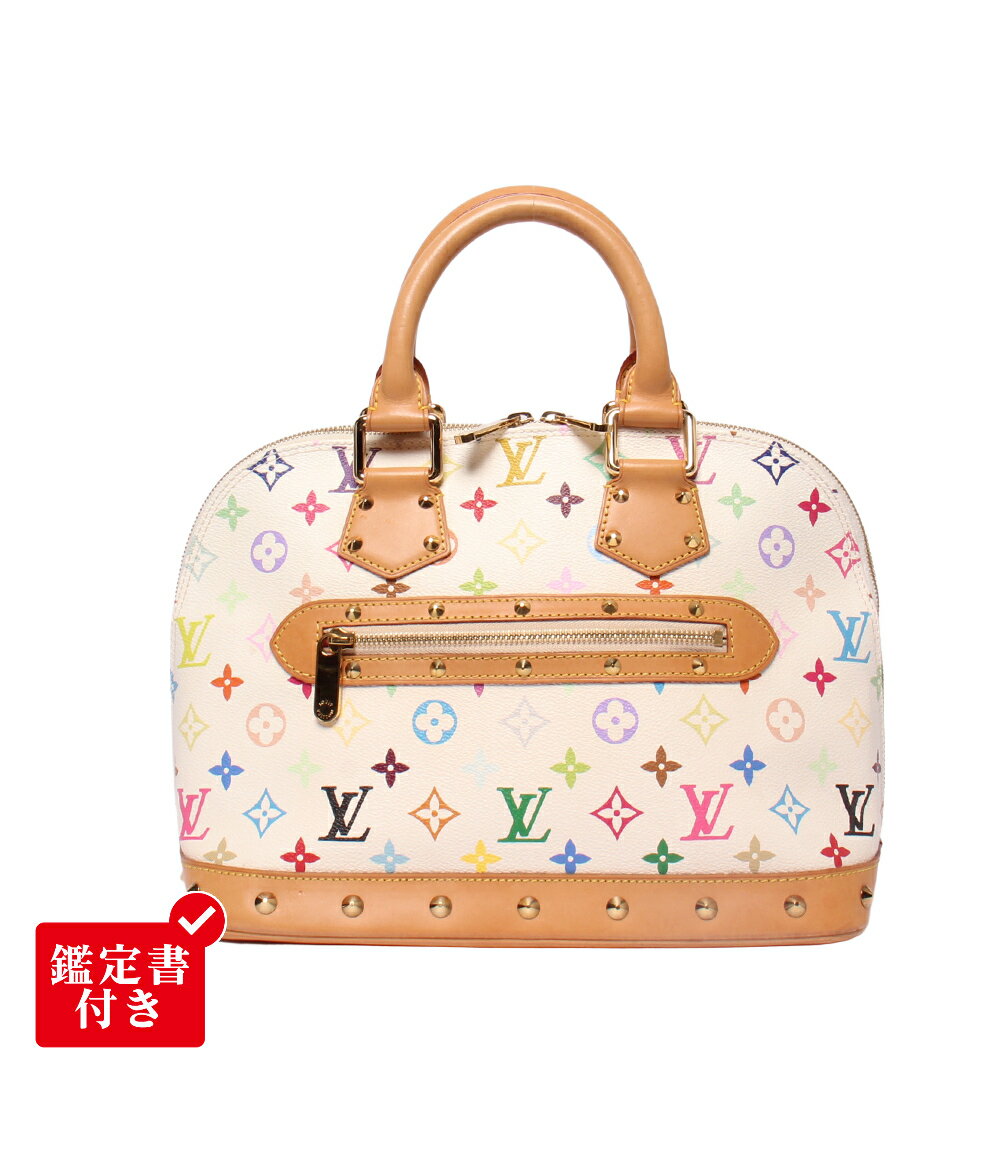 Rakuten - 【全品5%OFFクーポン1日23:59迄】【中古】 ルイ・ヴィトン ハンドバッグ アルマPM マルチカラー M92647 レディース LOUIS VUITTON