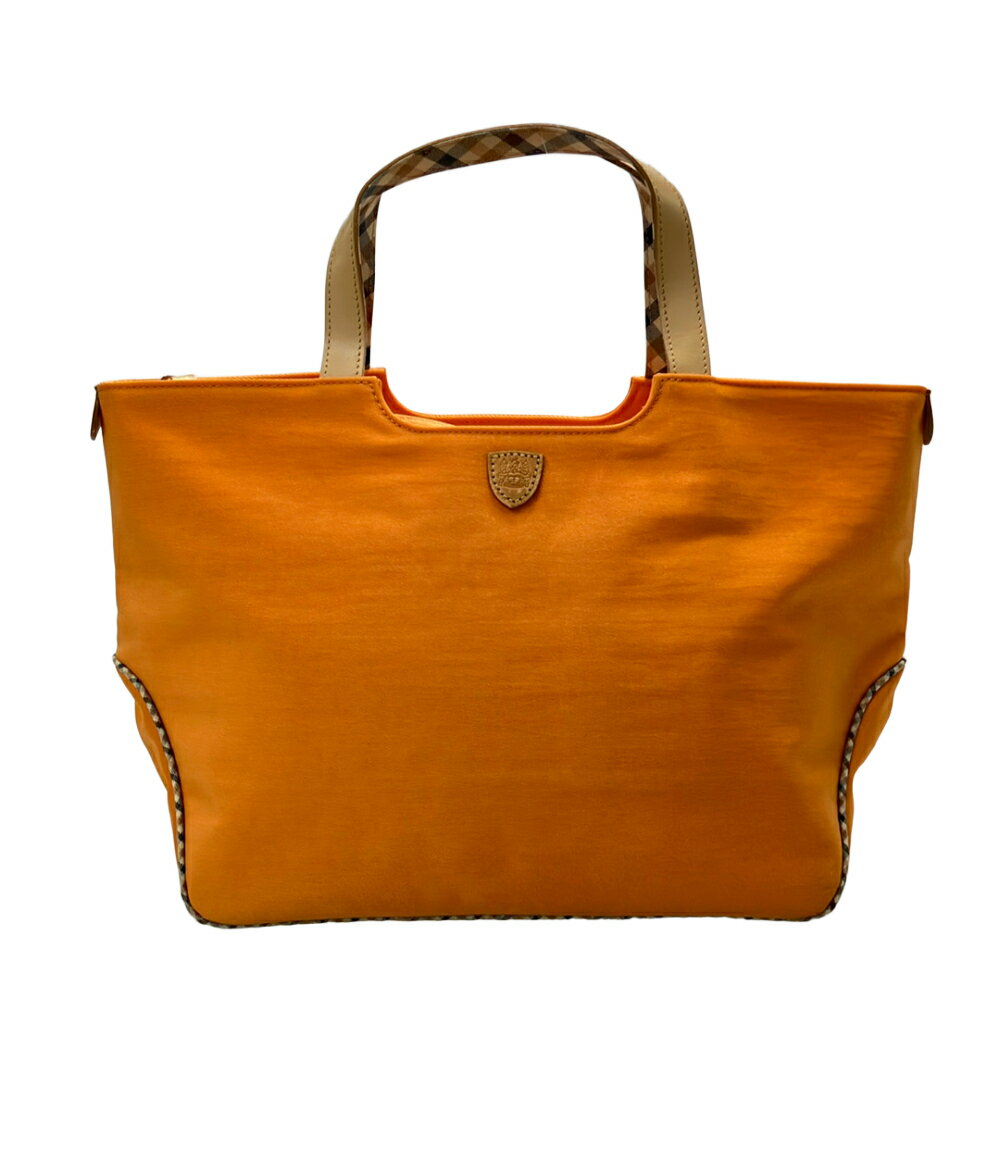 Rakuten - 【全品5%OFFクーポン1日23:59迄】【中古】 アクアスキュータム トートバッグ レディース Aquascutum