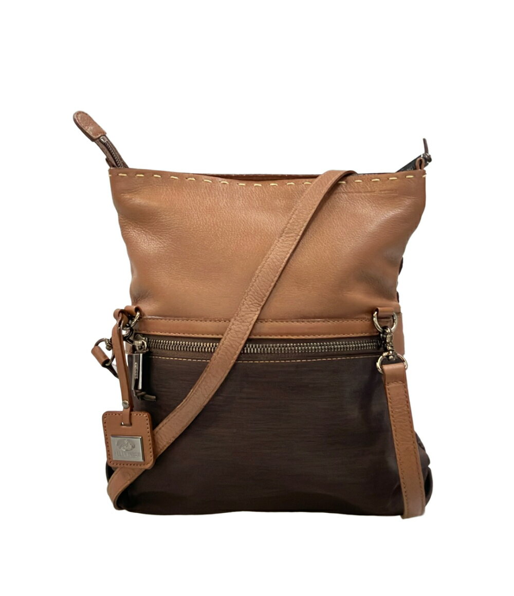 【中古】 ペレボルサ ショルダーバッグ 斜め掛け メンズ PELLE BORSA