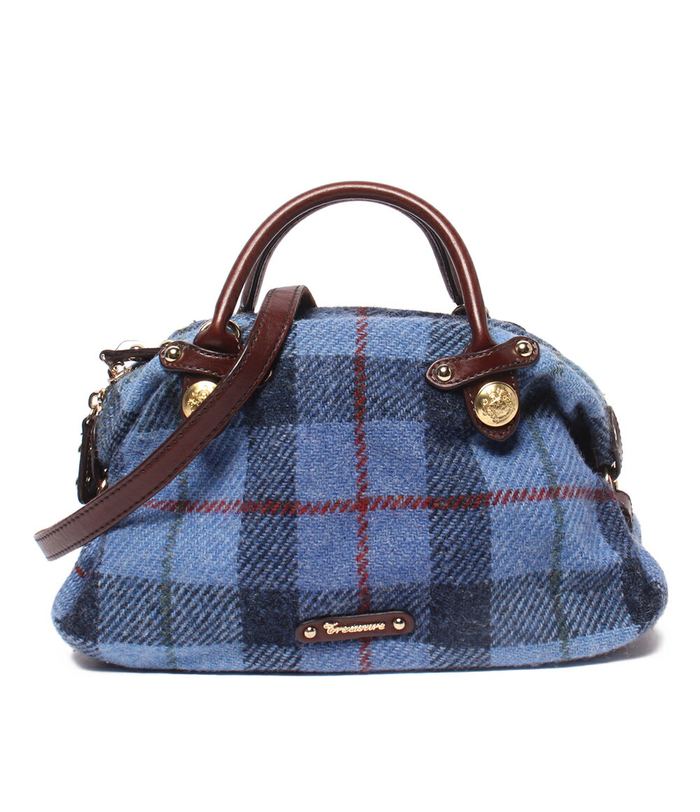 トレジャー トプカピ ハリスツイード 2WAY ハンドバッグ ショルダーバッグ 斜め掛け レディース TREASURE TOPKAPI HARRIS TWEED