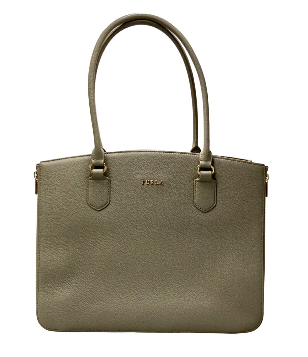 【先着クーポン20日20時〜26日1:59迄】【中古】 フルラ トートバッグ レザー レディース Furla