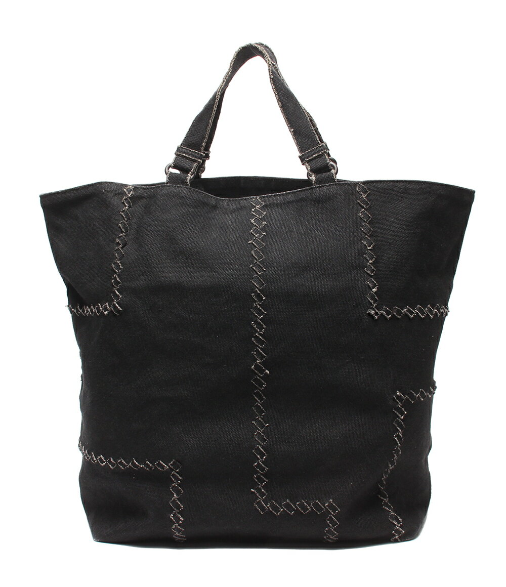 【全品5%OFFクーポン1日23:59迄】【中古】 ボッテガ・ヴェネタ トートバッグ キャンバス メンズ レディース BOTTEGA VENETA