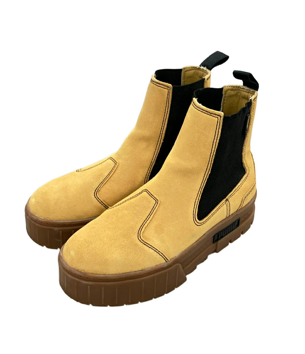  プーマ チェルシーブーツ サイドゴア 厚底 MAYZE CHELSEA SUEDE 382829-04 レディース SIZE 24.5 (L) PUMA