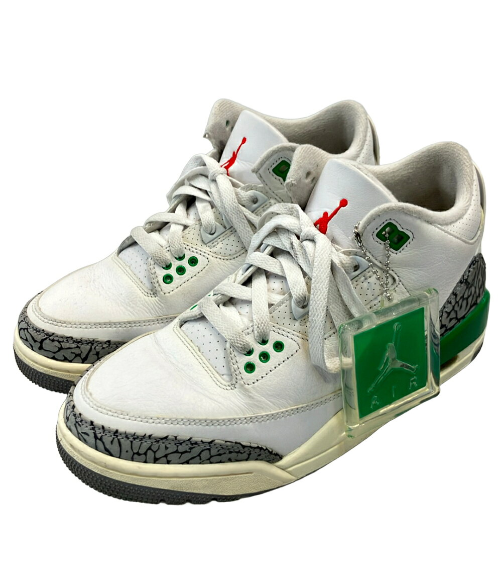 ナイキ ミドルカットスニーカー AIR JORDAN 3 RETRO CK9246-136 レディース SIZE 24.5 (L) NIKE
