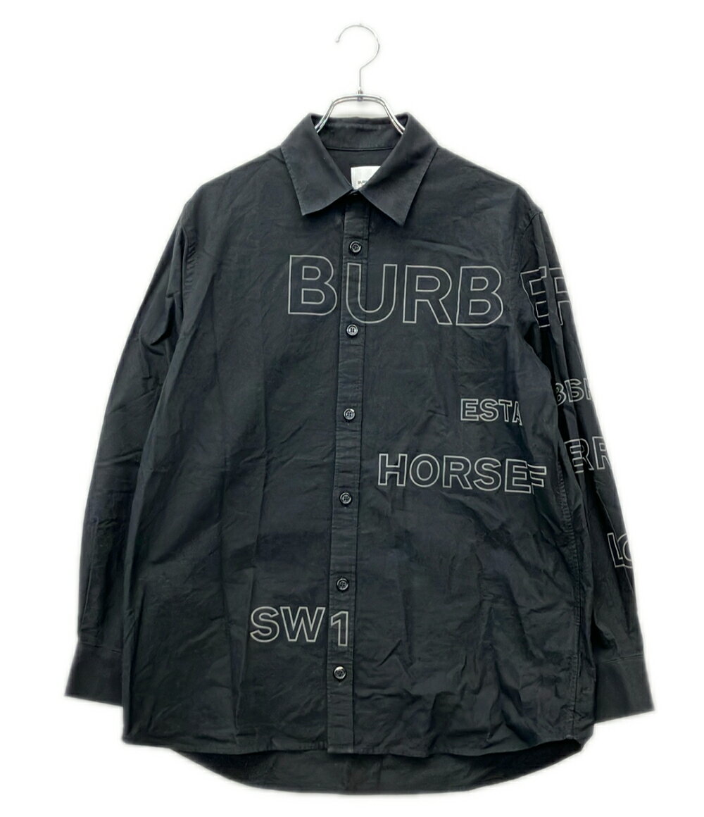 中古 バーバリー 長袖 ホースフェリーロゴプリントシャツ 8036769 メンズ SIZE S BURBERRY hugall-10944462 Rehello by BOOKOFF パッケージ画像
