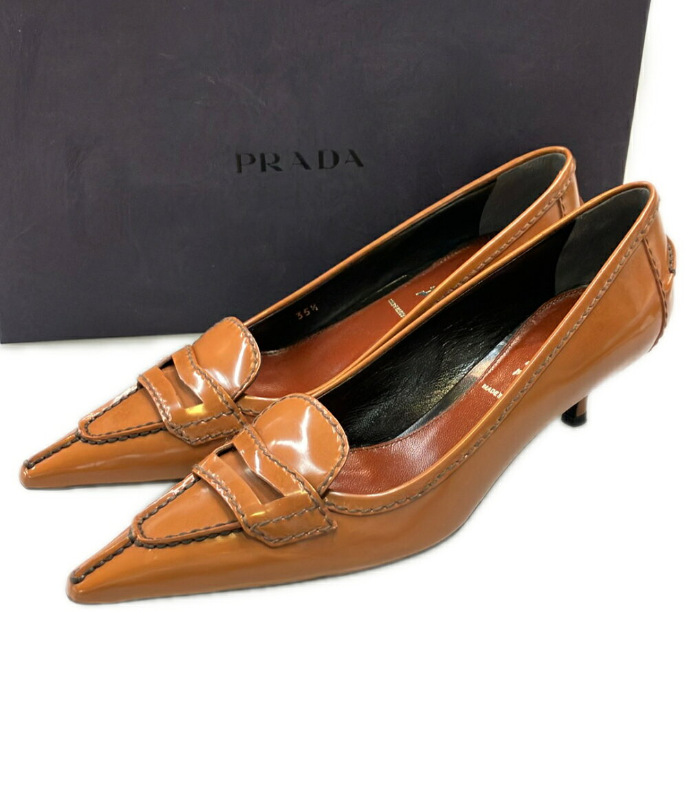 プラダ　PRADA エナメル　バレエシューズ　351/2 楽天市場】プラダ パンプス 351／2の通販