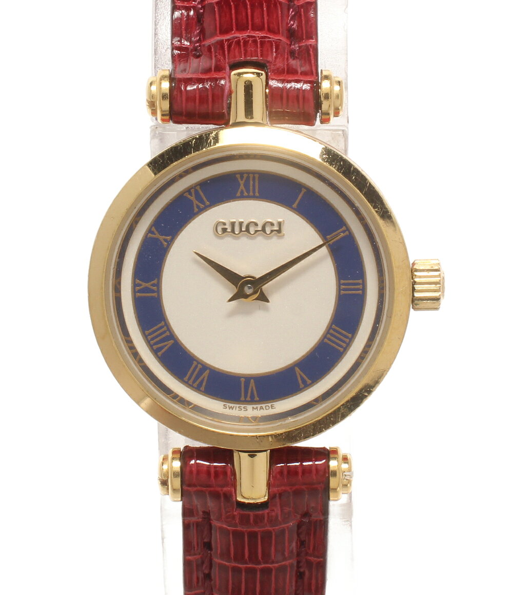 【全品5%OFFクーポン11日1:59迄】【中古】 グッチ 腕時計 クオーツ 2000L レディース GUCCI