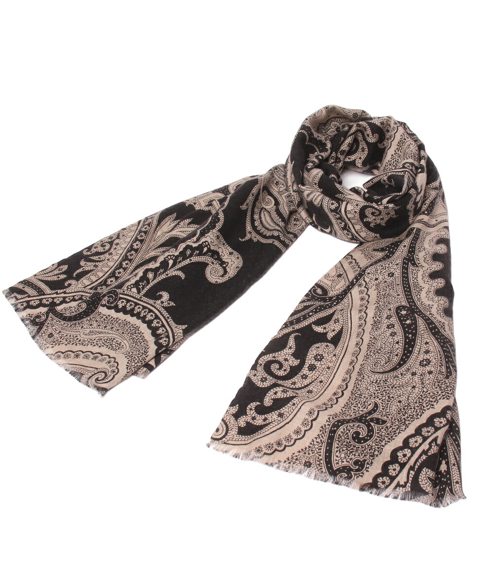 未使用 ETRO エトロ シフォン シルクストール マフラー ペイズリー 絹 楽天市場】エトロ ストール ペイズリーの通販