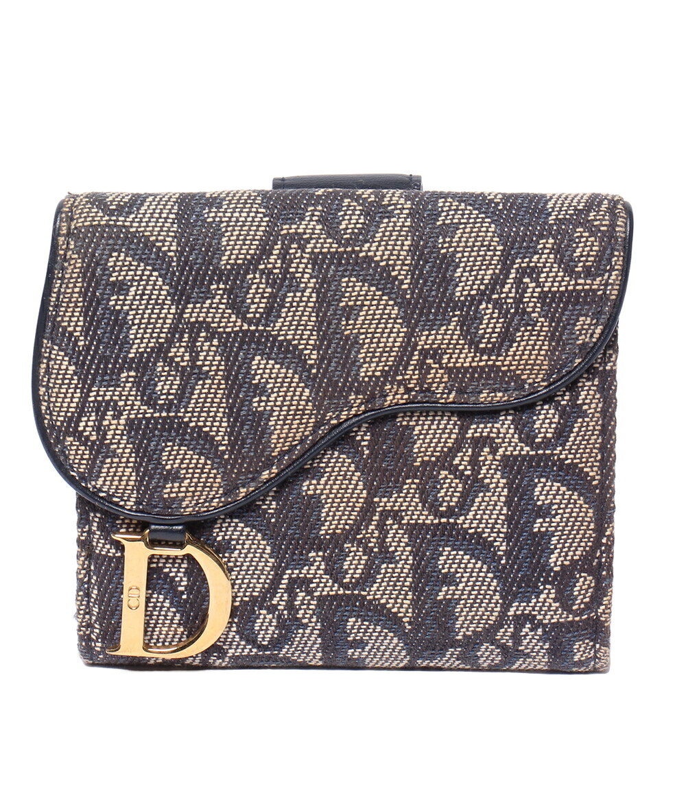 【中古】 クリスチャンディオール 二つ折り財布 レディース Christian Dior