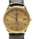 ロンジン 訳あり グランドクラシック クオーツ 腕時計 ゴールド LONGINES メンズ【中古】