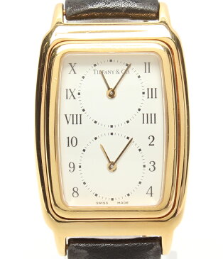 ティファニー 腕時計 2タイムゾーン K18 M203 クォーツ TIFFANY＆Co. メンズ 【中古】