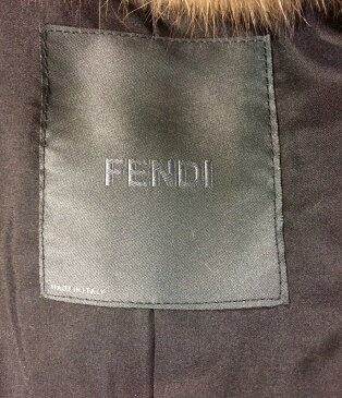 【中古】フェンディ ファー付 カシミヤコート レディース SIZE 46 (L) FENDI