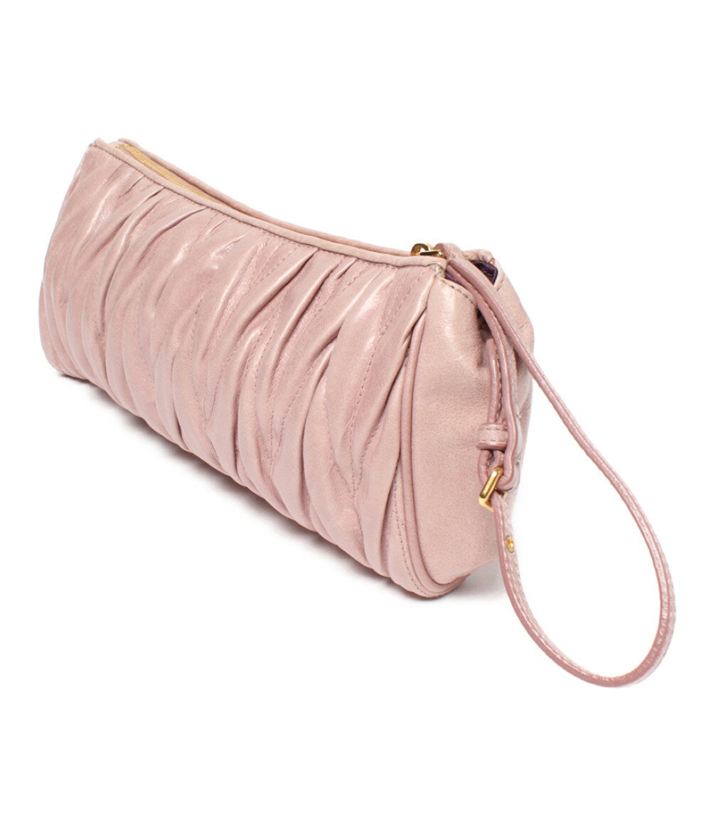 【中古】ミュウミュウ クラッチバッグ セカンドバッグ マテラッセ レディース MiuMiu