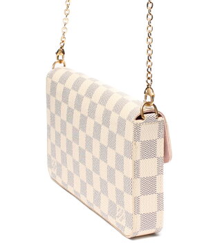 【中古】美品 ルイヴィトン ポシェット チェーンショルダー フェリーチェ ダミエアズール レディース Louis Vuitton