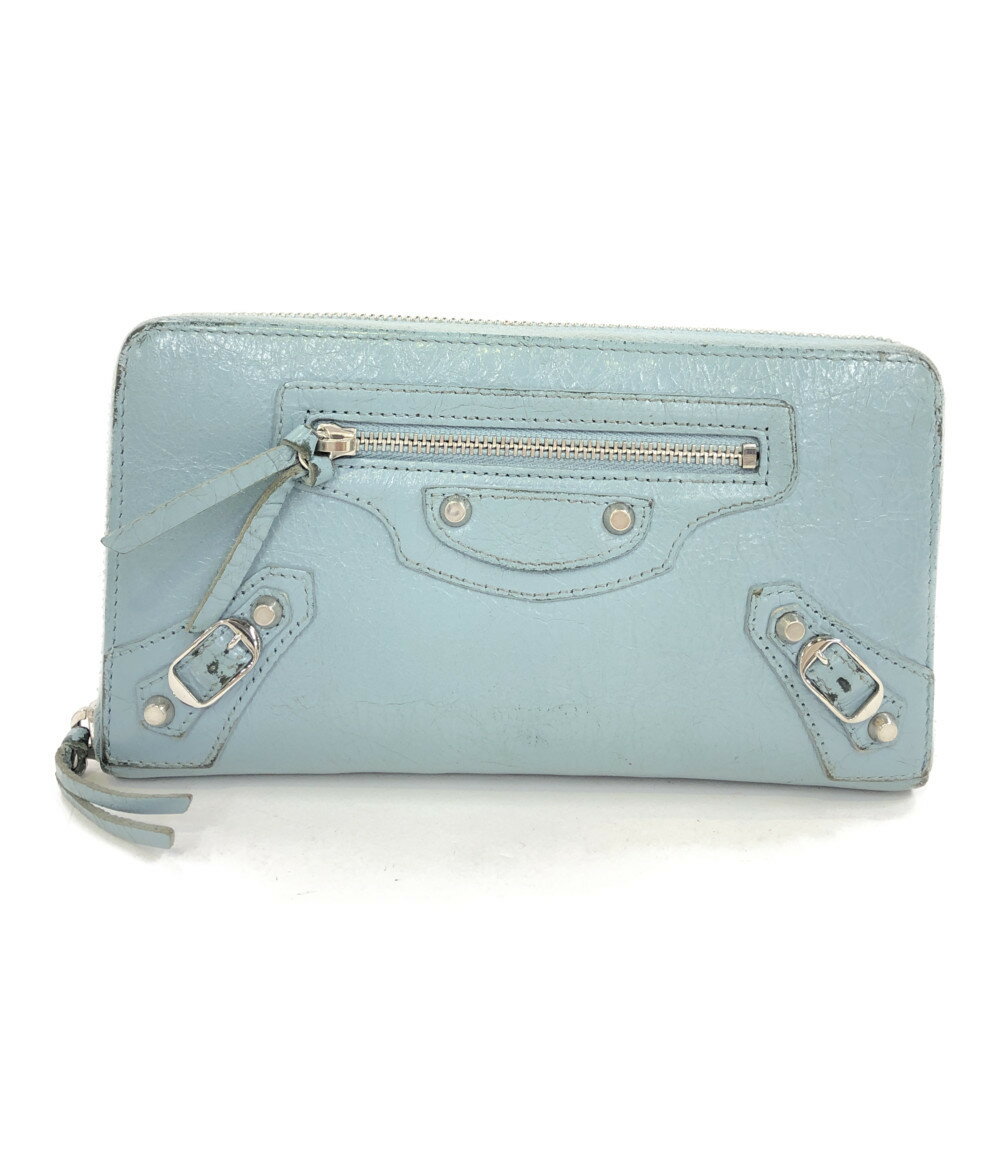 【中古】バレンシアガ ラウンドファスナー長財布 クラシック コンチネンタル レディース Balenciaga