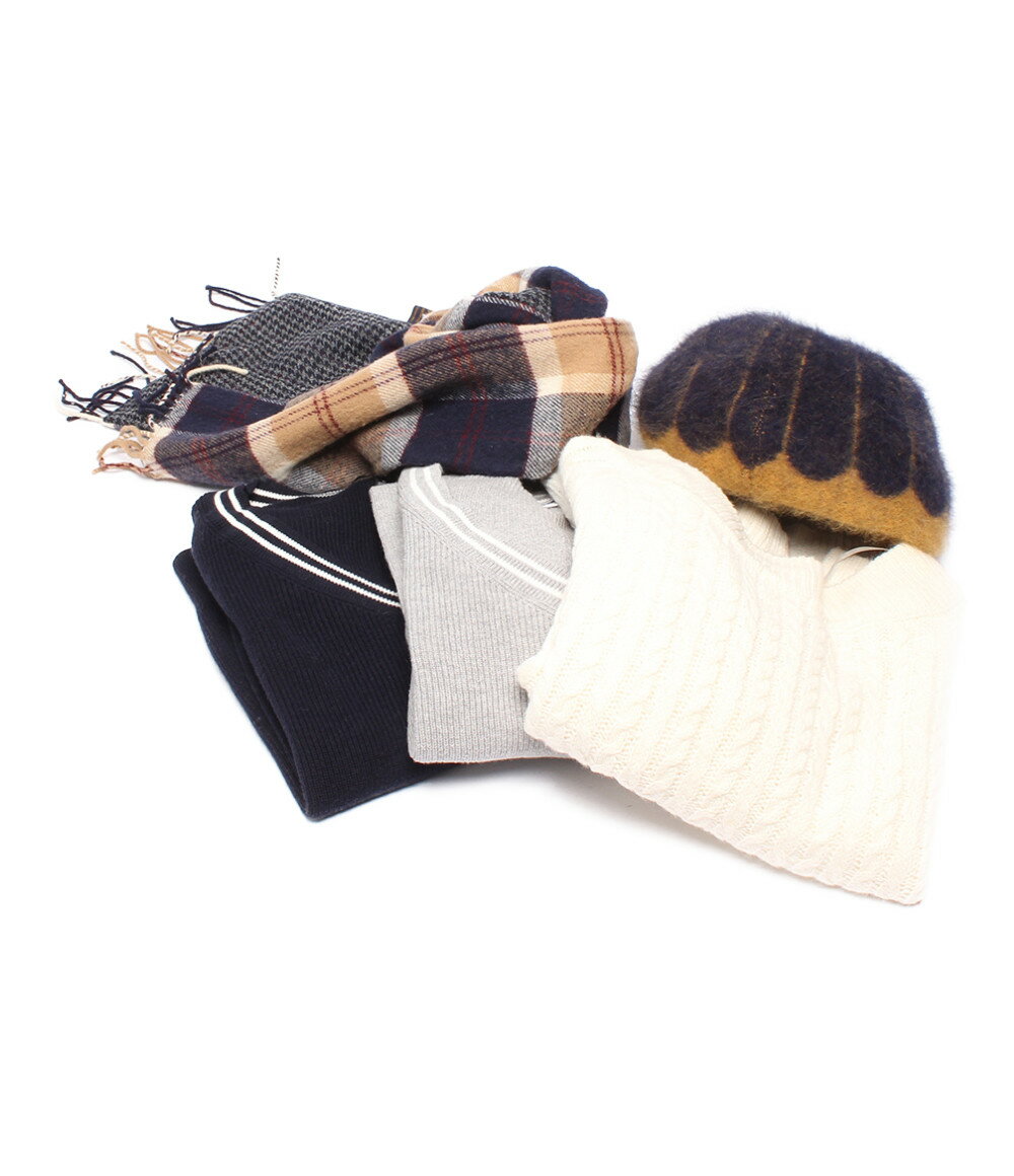 【中古】ツイードミル コーディネートセット マフラー 帽子 ニット レディース SIZE M (M) TWEEDMILL