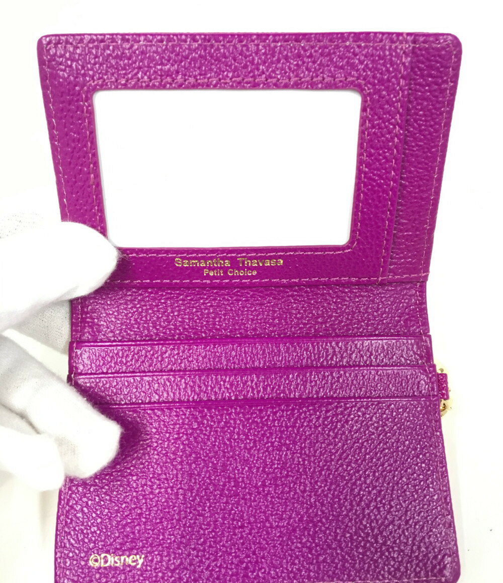 【中古】美品 サマンサタバサ パスケース ディズニーヴィランス マレフィセント レディース Samantha Thavasa