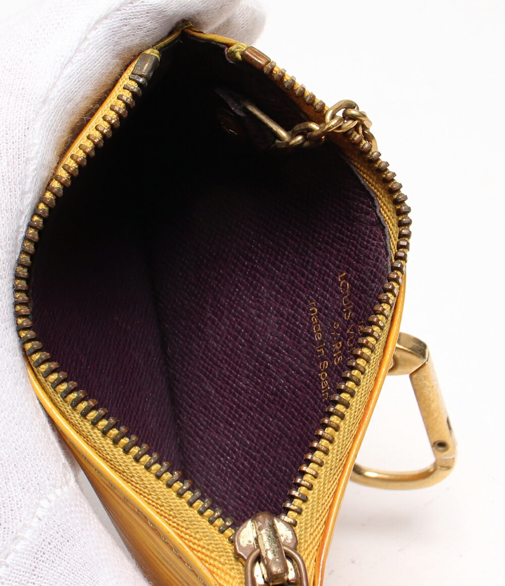 【中古】ルイヴィトン コインケース ポシェットクレ エピ M63809 レディース Louis Vuitton