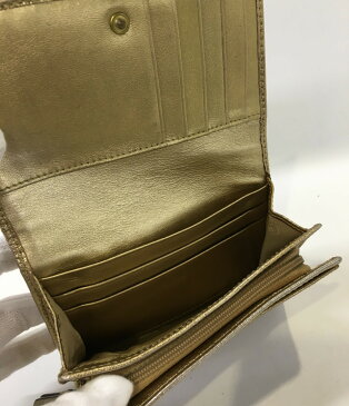 【中古】コーチ 二つ折り財布 シグネチャー レディース COACH