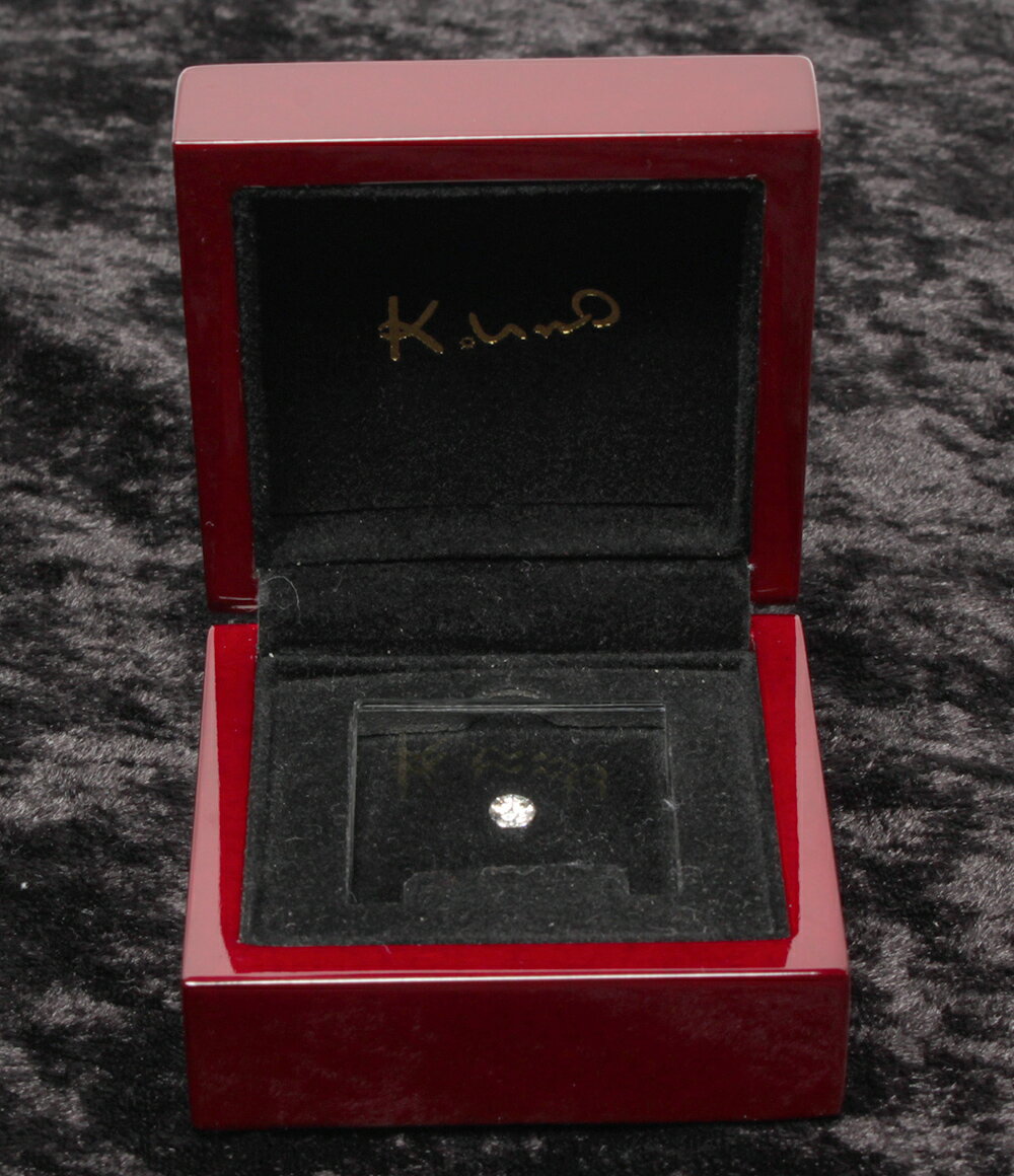 【中古】美品 ケイウノ CLARUSSTELLA 0.315ct ダイヤモンド ルース F VVS2 レディース K.uno