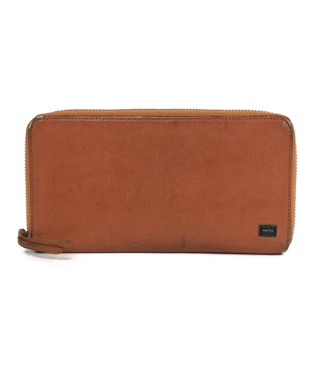 【中古】ポーター ラウンドファスナー長財布 ワンダー WONDER メンズ PORTER