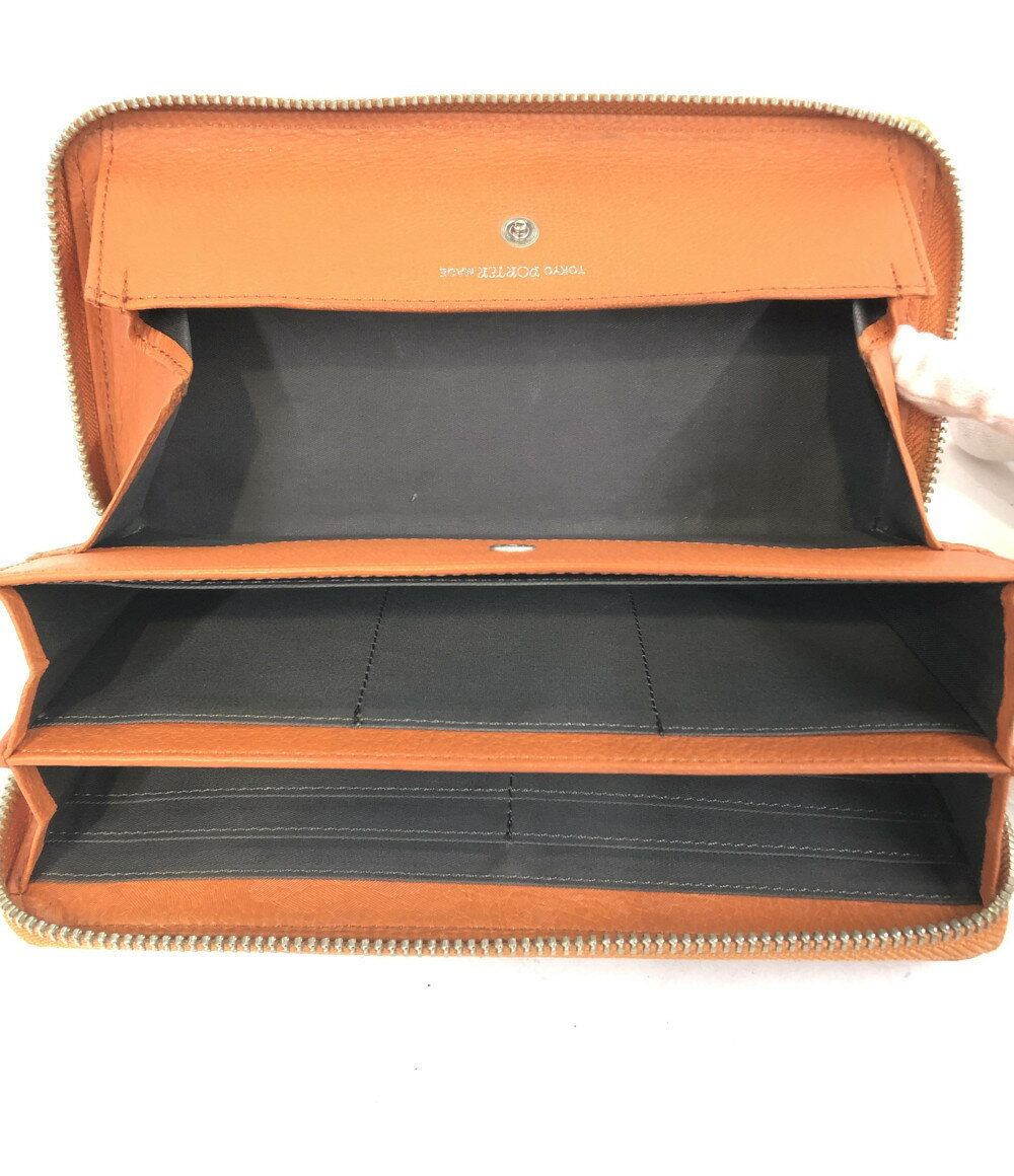 【中古】ポーター ラウンドファスナー長財布 ワンダー WONDER メンズ PORTER