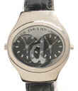 【中古】 ボーイロンドン 腕時計 ELTON JOHN AIDS FOUNDATION クオーツ ブラック EF-501 メンズ BOY LONDON