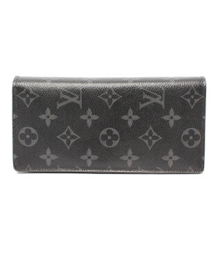 【中古】 ルイヴィトン モノグラム エクリプス ポルトフォイユ・ブラザ 長財布 M61697 メンズ LOUIS VUITTON