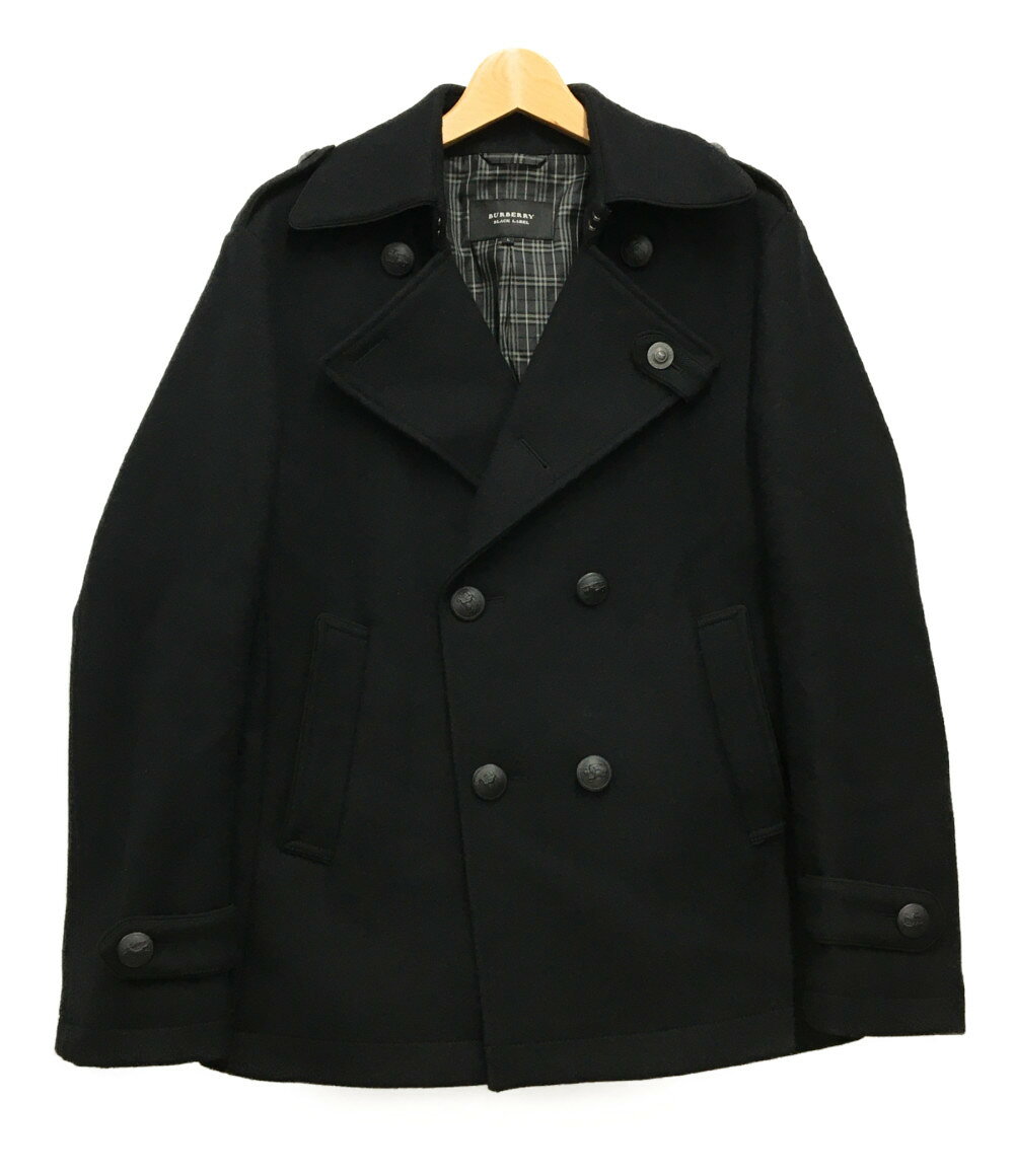 【中古】美品 バーバリーブラックレーベル ピーコート メンズ SIZE L (L) BURBERRY BLACK LABELのサムネイル