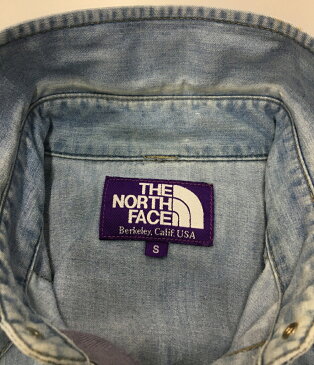 【中古】 ザノースフェイス デニムウエスタンシャツ NT3759N メンズ SIZE S THE NORTH FACE