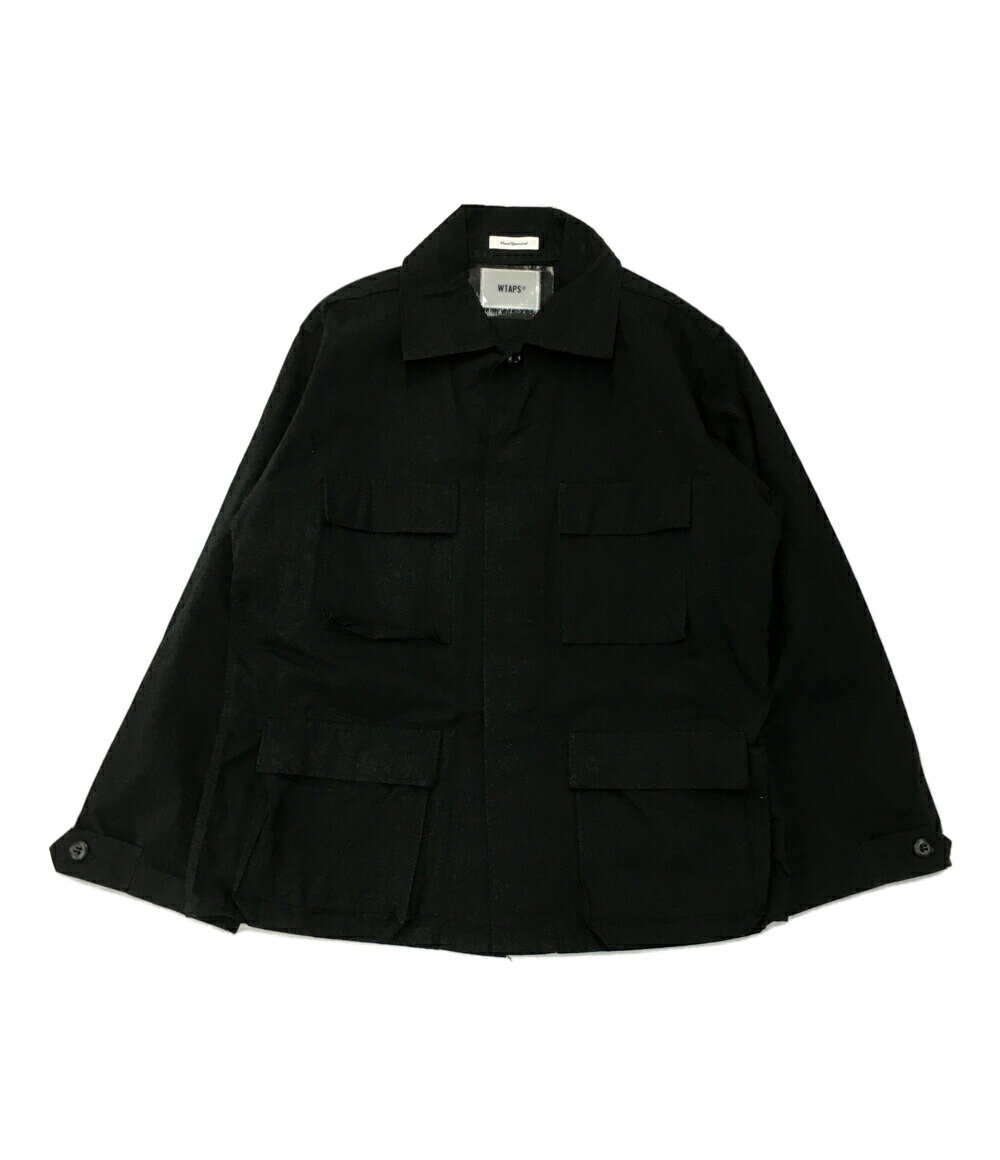 【中古】 ダブルタップス リップストップミリタリーシャツジャケット WVDT-SHM01 メンズ WTAPS