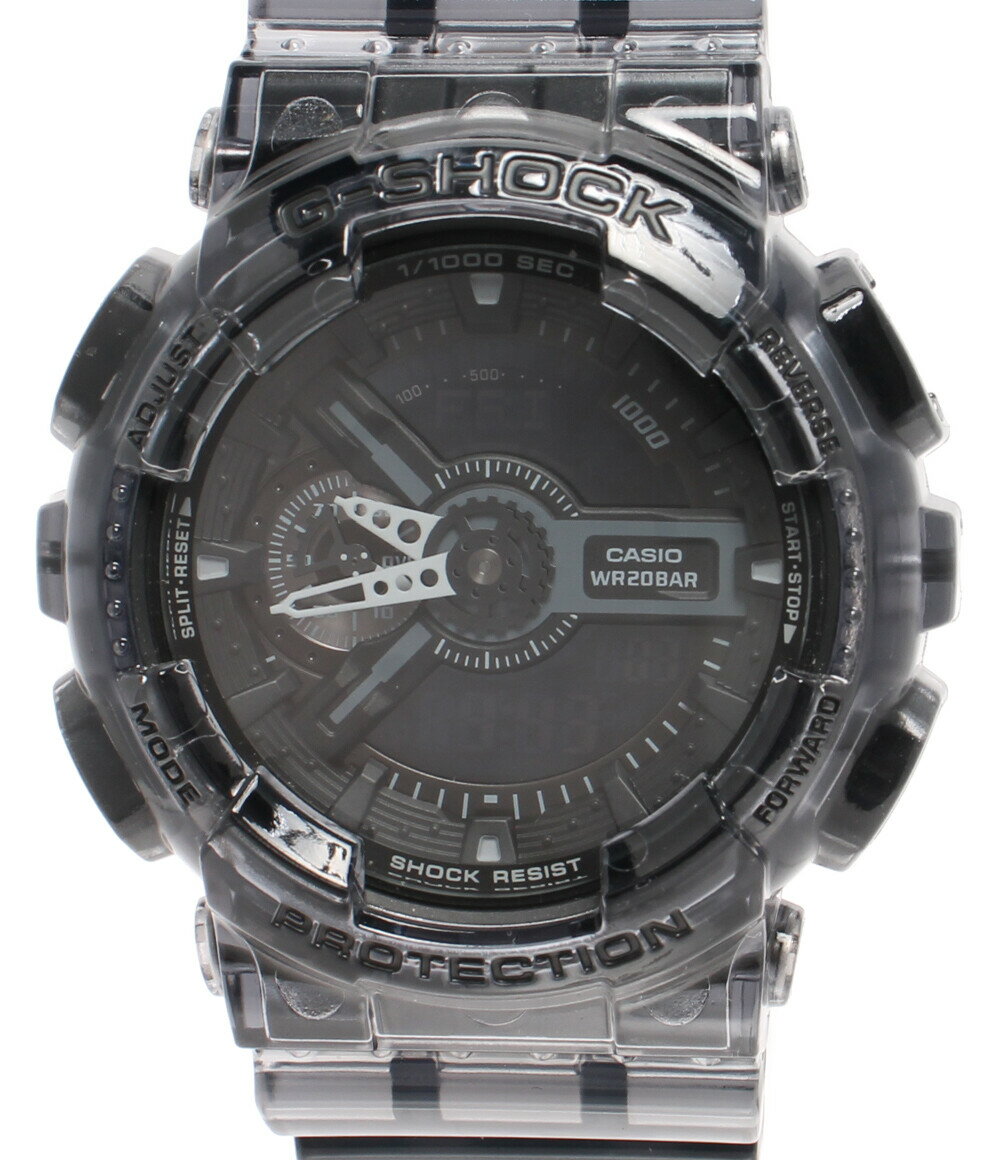 【中古】 カシオ 腕時計 G‐SHOCK スケルトンシリーズ クオーツ GA-110SKE メンズ CASIO