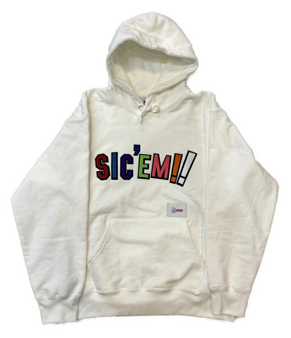 【中古】 シュプリーム ダブルタップス パーカー 21FW SIC EM HOODED SWEATSHIRT メンズ SIZE L Supreme×WTAPS