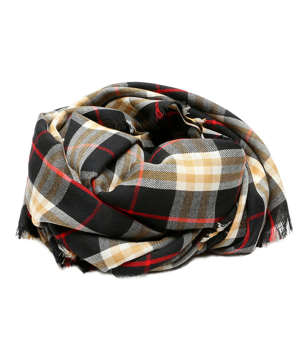 【中古】 バーバリー 薄手ストール カシミヤ100％ レディース BURBERRY