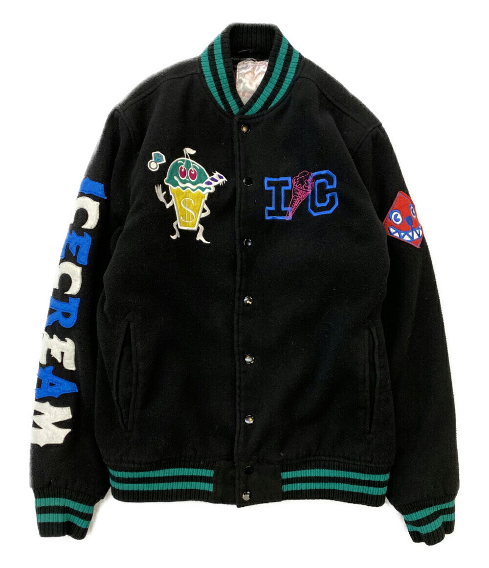 【中古】 アイスクリーム スタジャン IC MAYOR MC FREEZE JACKET 13FALL メンズ SIZE S ICE CREAM