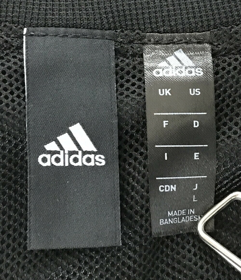 【中古】 アディダス トレーニングウェア トラックジャケット ブラック スリーストライプ メンズ SIZE L (L) adidas