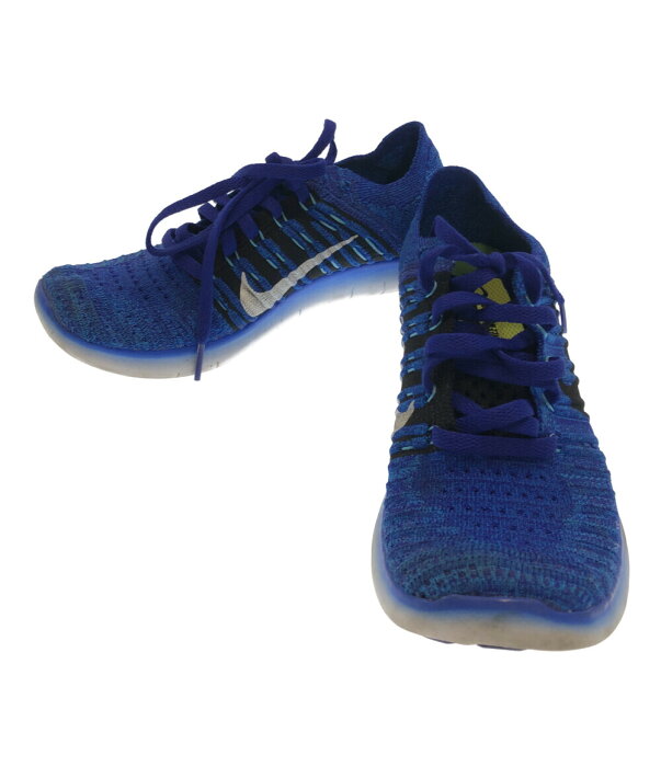 【中古】 ナイキ ローカットスニーカー FREE RN FLYKNIT 831070-400 レディース SIZE 22.5 (S) NIKE