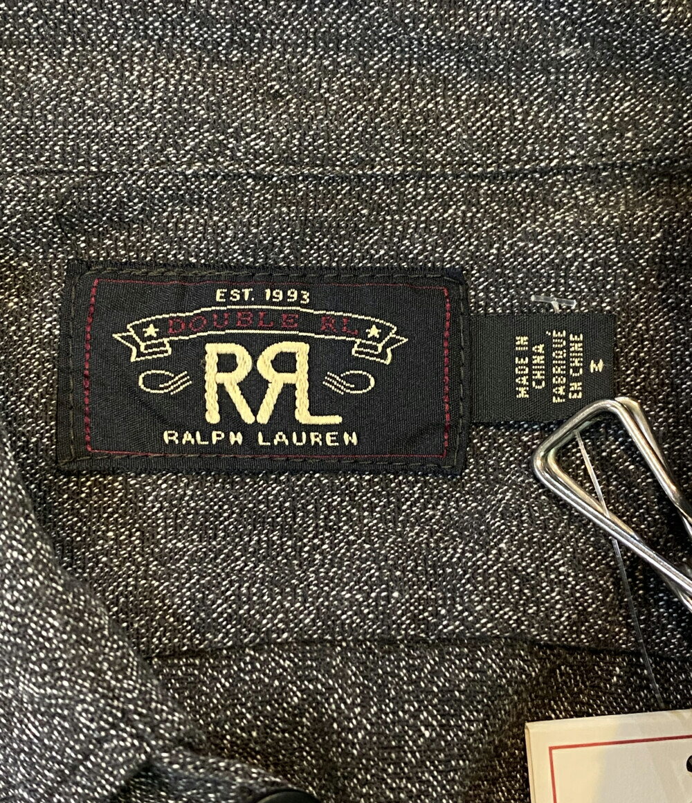 【中古】美品 ダブルアールエルラルフローレン 長袖シャツ メンズ SIZE M RRL RALPH LAUREN