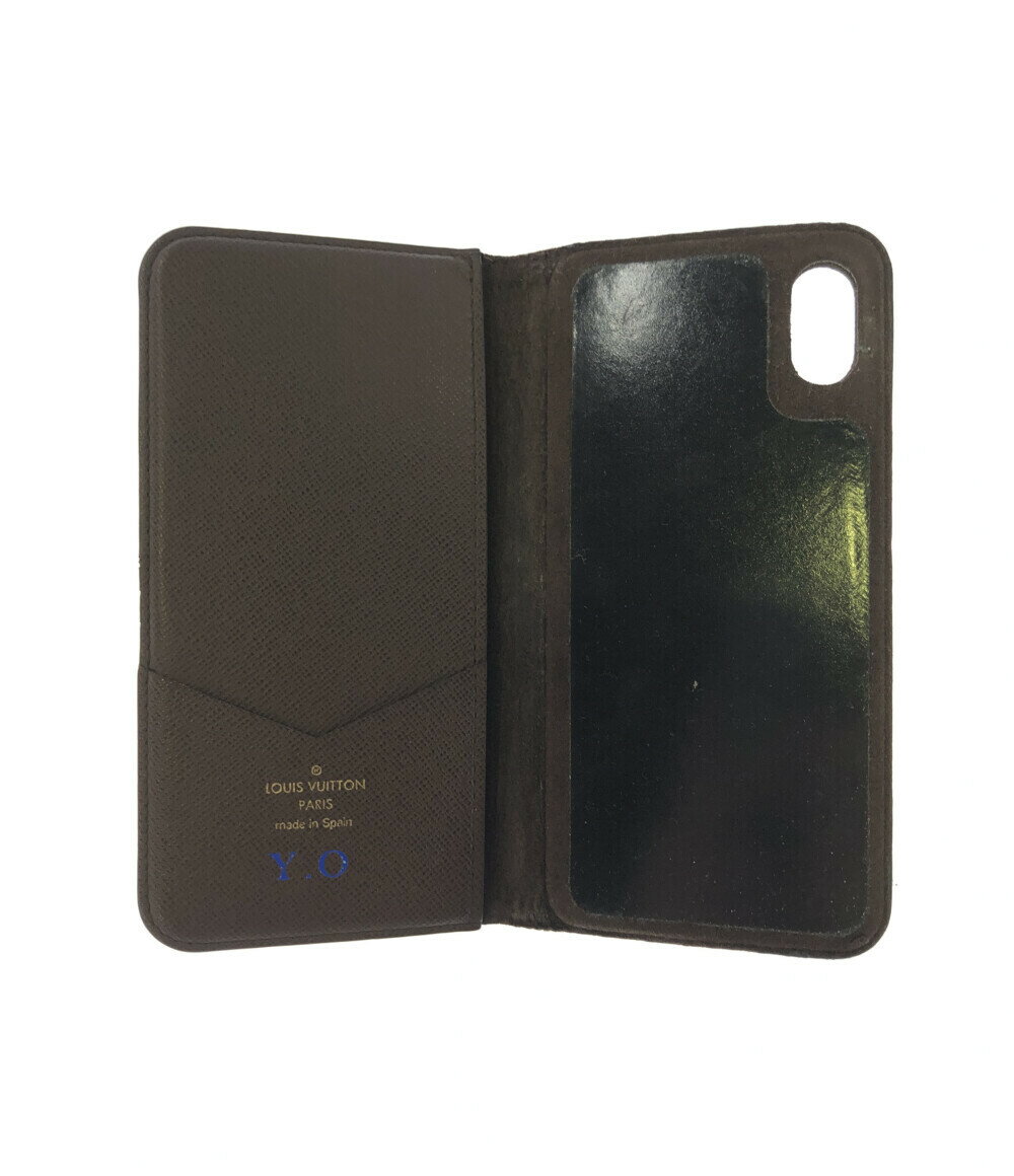 【中古】 ルイヴィトン スマホケース カバー iPhone XR フォリオ モノグラム M67482 ユニセックス Louis Vuitton